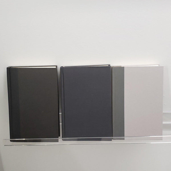 black and gray real books for decorating and reading
