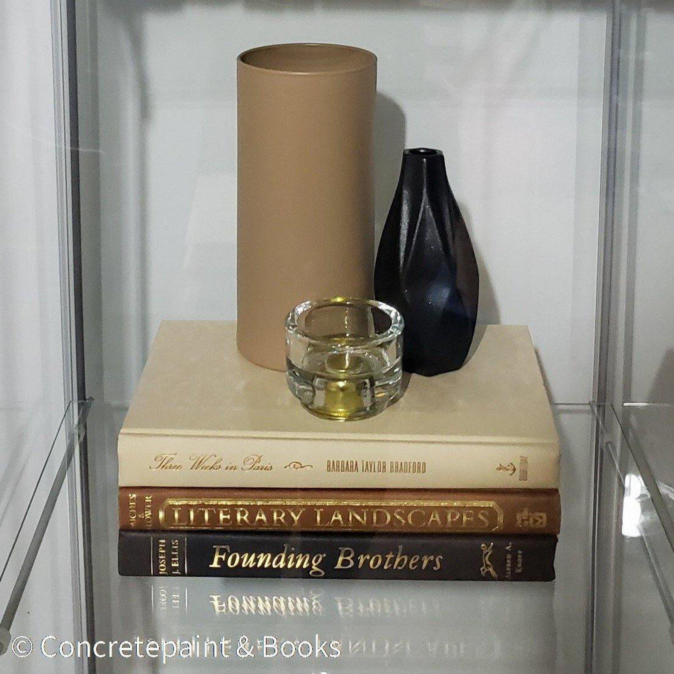 Classy & Flexible 6 | Decorative Books & Accents-Set of Decorative Books and Accents-[stack of real books for decorating]-[set of books with decorative accents]