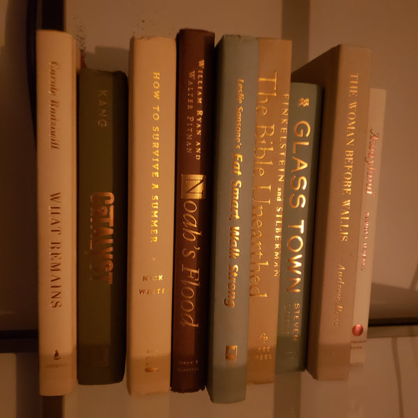 Neutral & Green Books for Display 9
