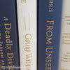 Nude & Blue Book Set 7 | Book Stack & Decorative Accents-Set of Decorative Books and Accents-[stack of real books for decorating]-[set of books with decorative accents]