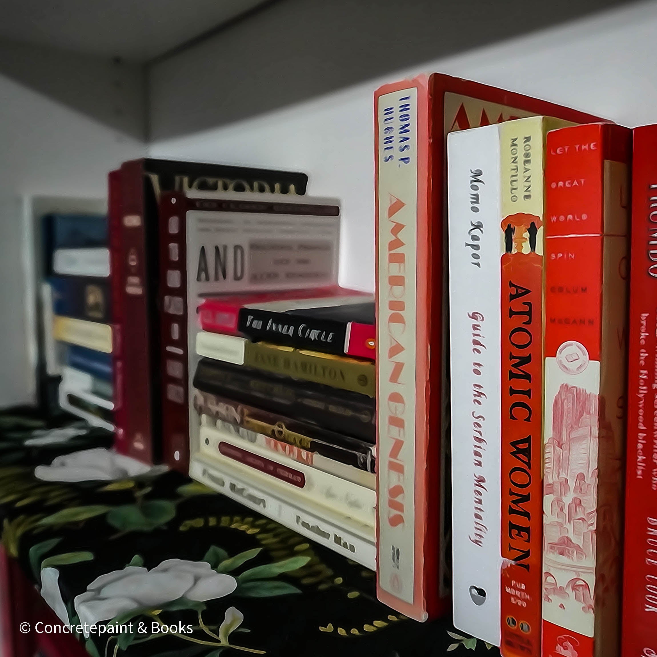 Full Bookshelf Decor Lot 26