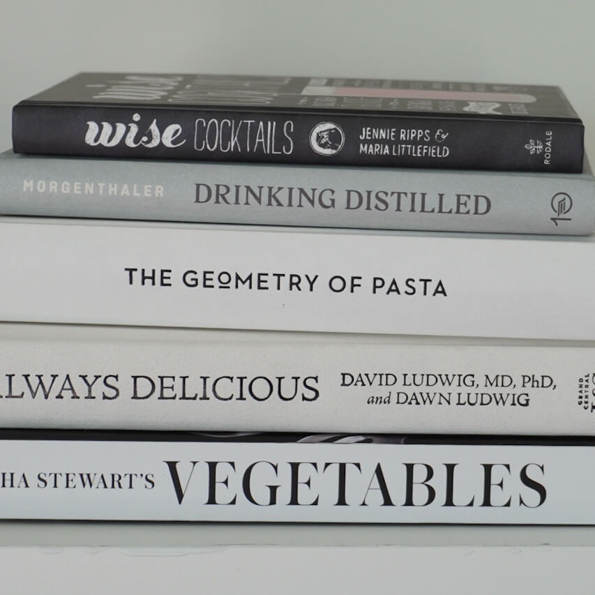 Cocktails, Cookbooks & Cork Stack 6 | Modern & Neutral Kitchen Décor