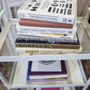 Neutral Kitchen Decor Set 7| Large Stack of Decorative Cookbooks