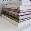 Neutral Kitchen Decor Set 7| Large Stack of Decorative Cookbooks