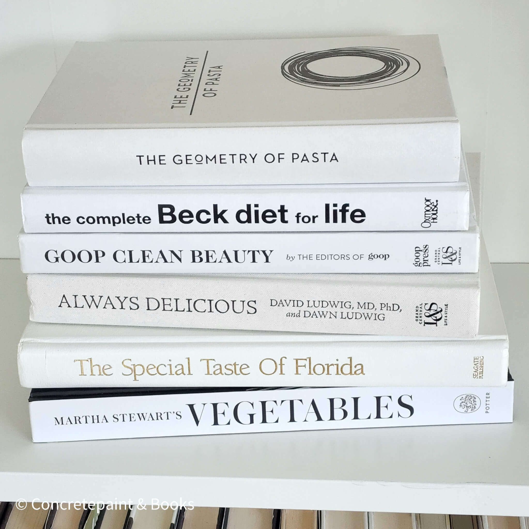 All White Book Display 6