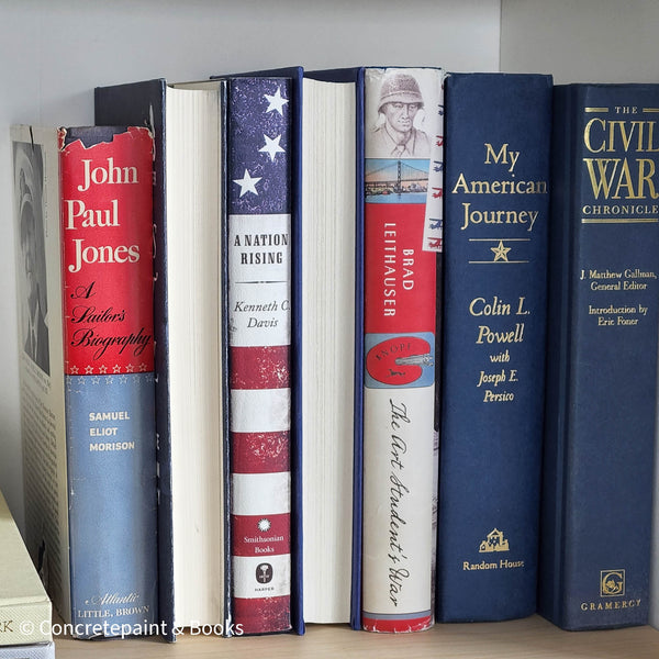 Decorative book set for display. All real books for decorating shelves. 