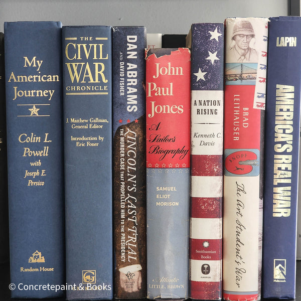 Decorative book set for display. All real books for decorating shelves. 