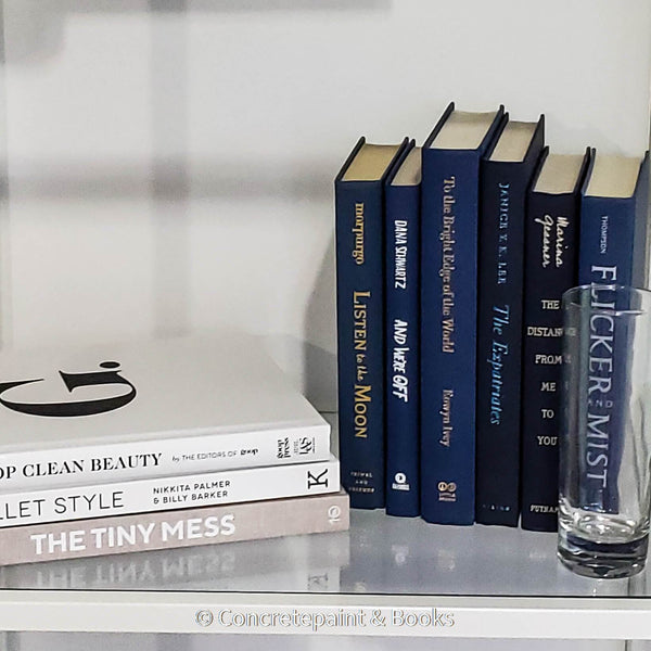 Set of Coffee Table Books 9 | Book Stack & Vase