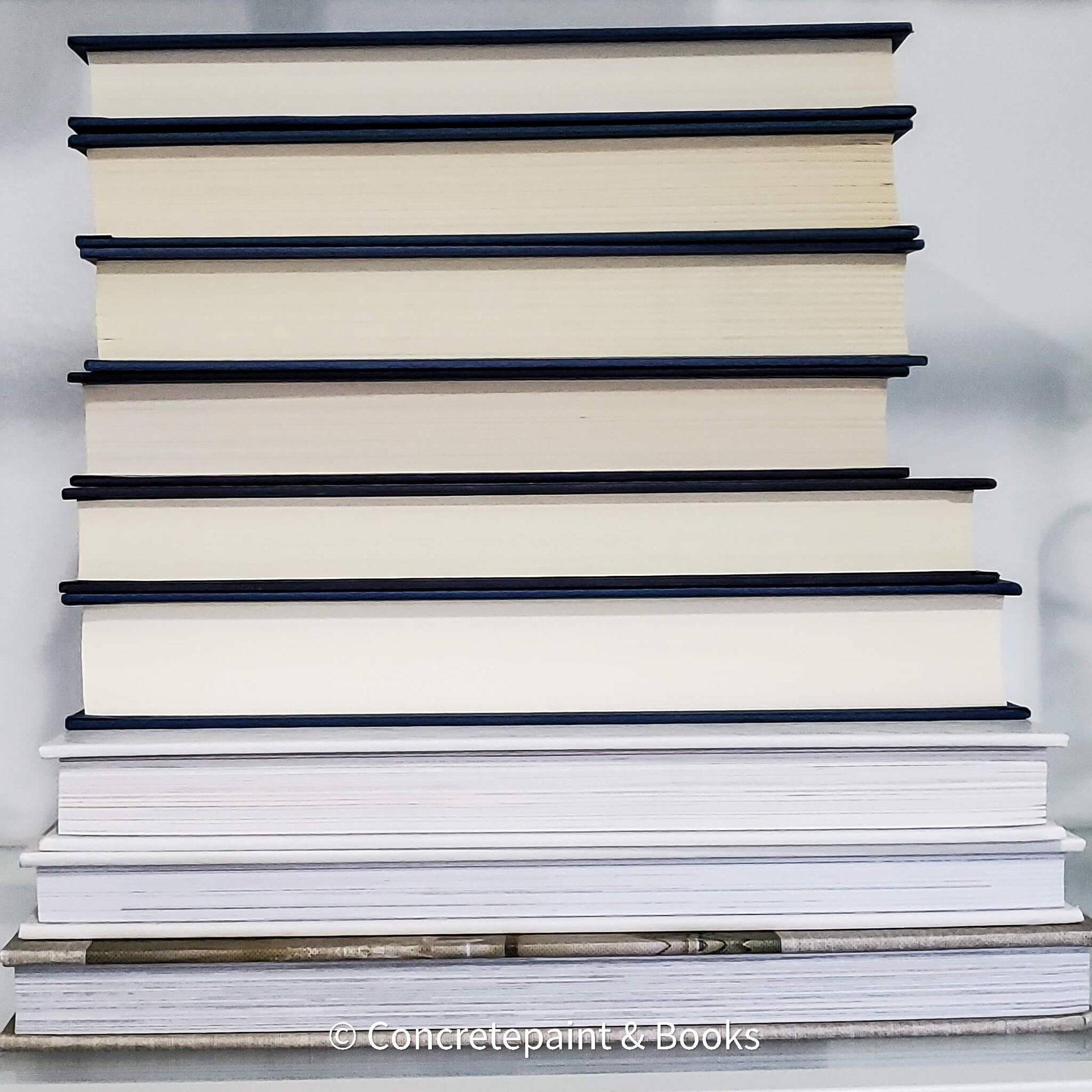 Set of Coffee Table Books 9 | Book Stack & Vase