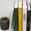 Natural Intensity 6 | Books & Candle Holder-Set of Decorative Books and Accents-[stack of real books for decorating]-[set of books with decorative accents]
