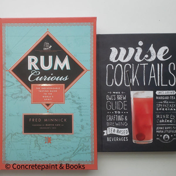 Cocktails & Cork 7 | Kitchen + Coffee Table Books-Set of Decorative Books and Accents-[stack of real books for decorating]-[set of books with decorative accents]