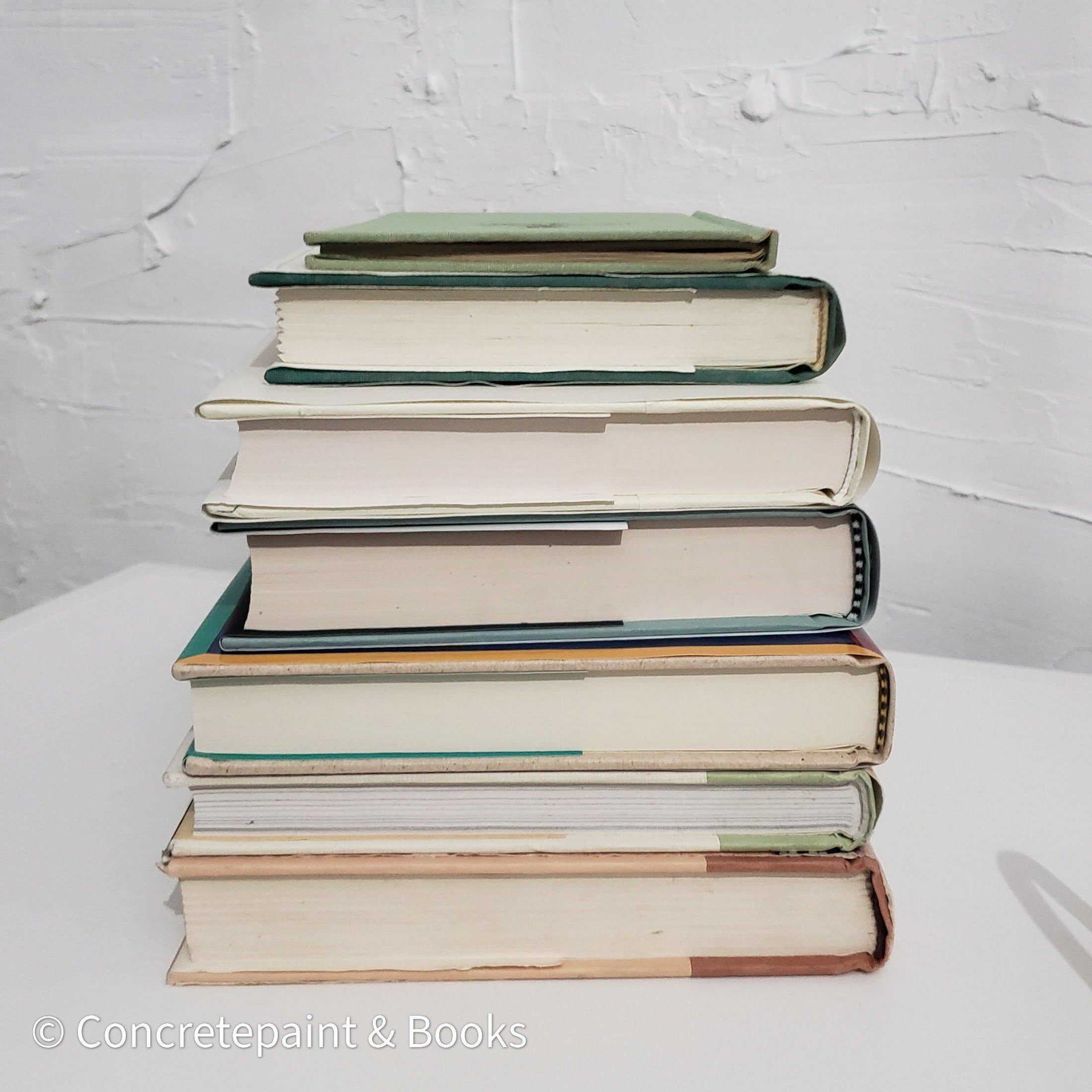 Large Set Decorative Books & Tray 8-Set of Decorative Books and Accents-[stack of real books for decorating]-[set of books with decorative accents]
