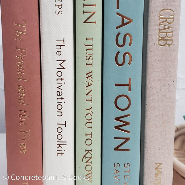 Large Set Decorative Books & Tray 8-Set of Decorative Books and Accents-[stack of real books for decorating]-[set of books with decorative accents]