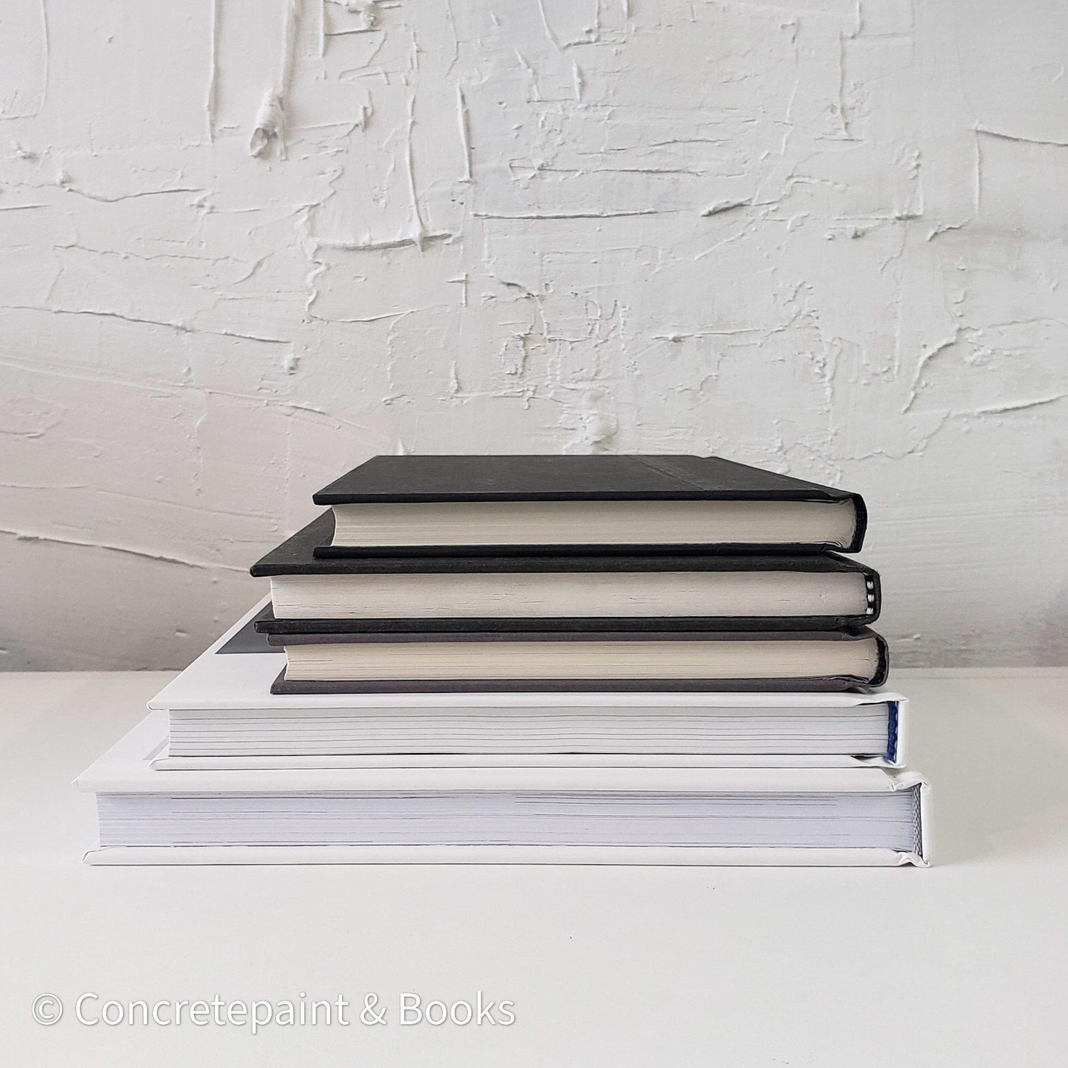 Set of White & Black Decorative Books + Accents-Set of Decorative Books and Accents-[set of coffee table books]-[large books for decorating]-[interactive décor]