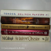 Neutral & Warm Toned Book Set 6-Set of Decorative Books and Accents-[stack of real books for decorating]-[set of books with decorative accents]