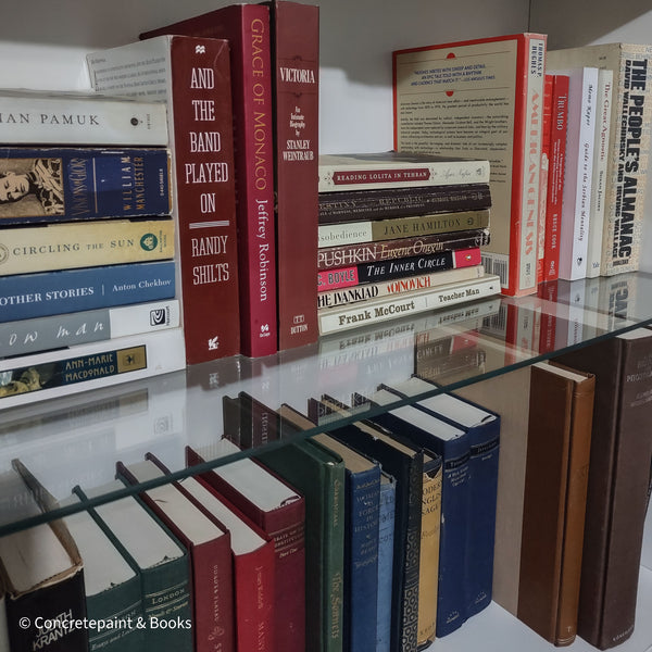 Full Bookshelf Decor Lot 26