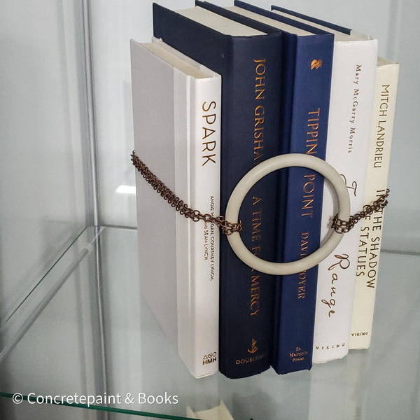 Concrete & Copper Decorative Book Set 5-Concretepaint & Books-[masculine_decor]-[industrial_home_decor]-[floating_shelf_decor]-Decorative_Books
