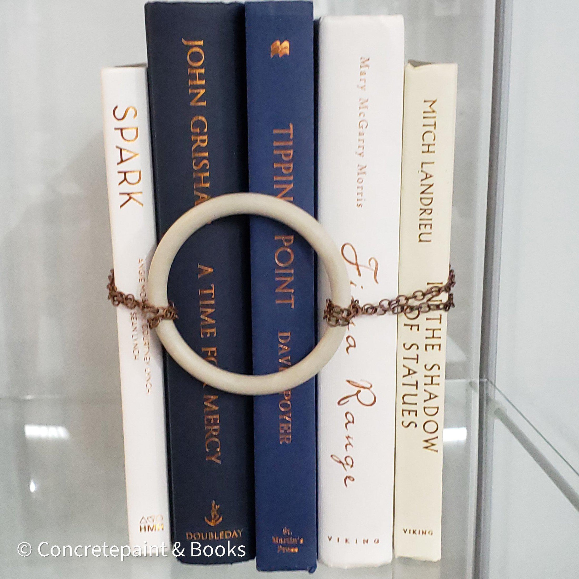 Concrete & Copper Decorative Book Set 5-Concretepaint & Books-[masculine_decor]-[industrial_home_decor]-[floating_shelf_decor]-Decorative_Books
