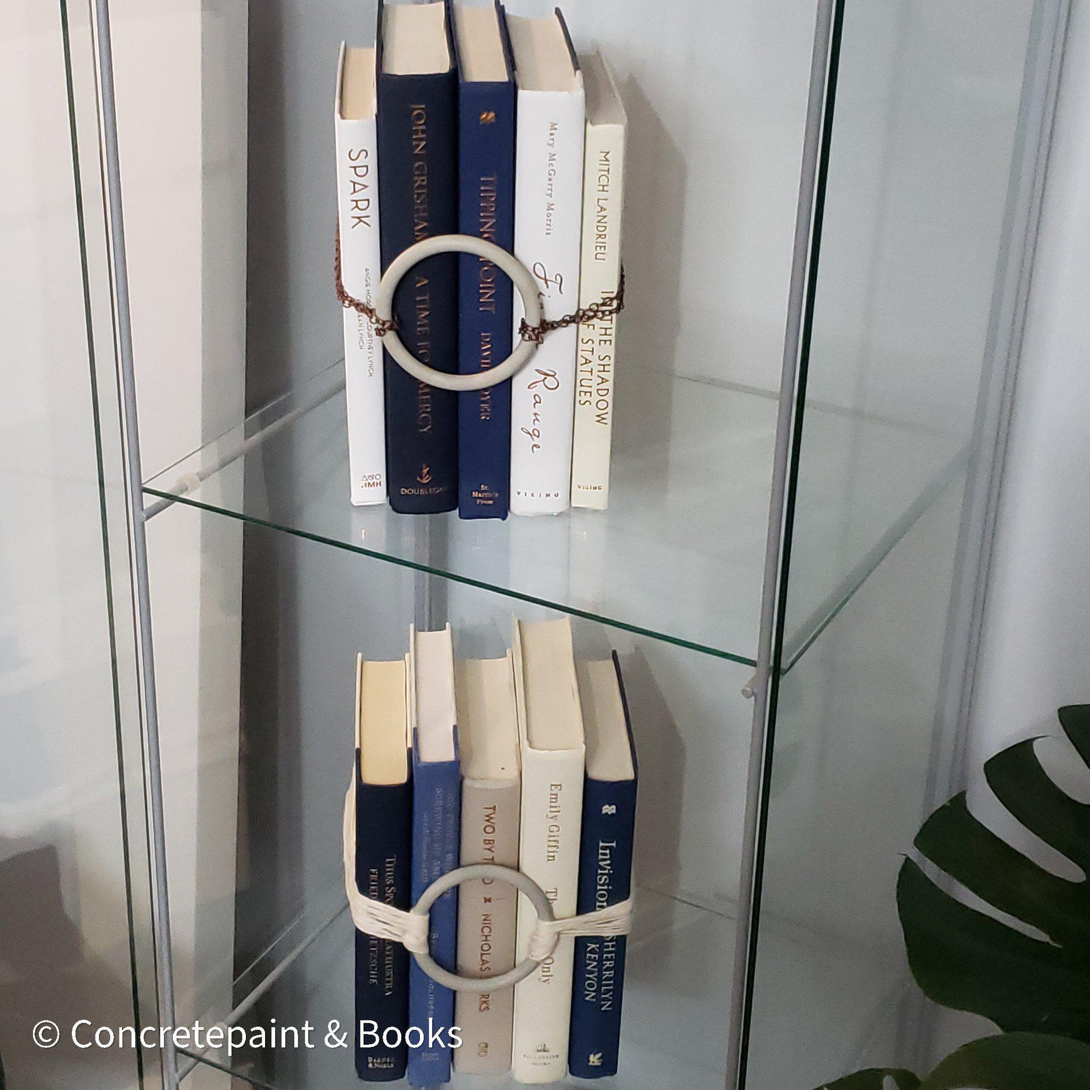Concrete & Copper Decorative Book Set 5-Concretepaint & Books-[masculine_decor]-[industrial_home_decor]-[floating_shelf_decor]-Decorative_Books