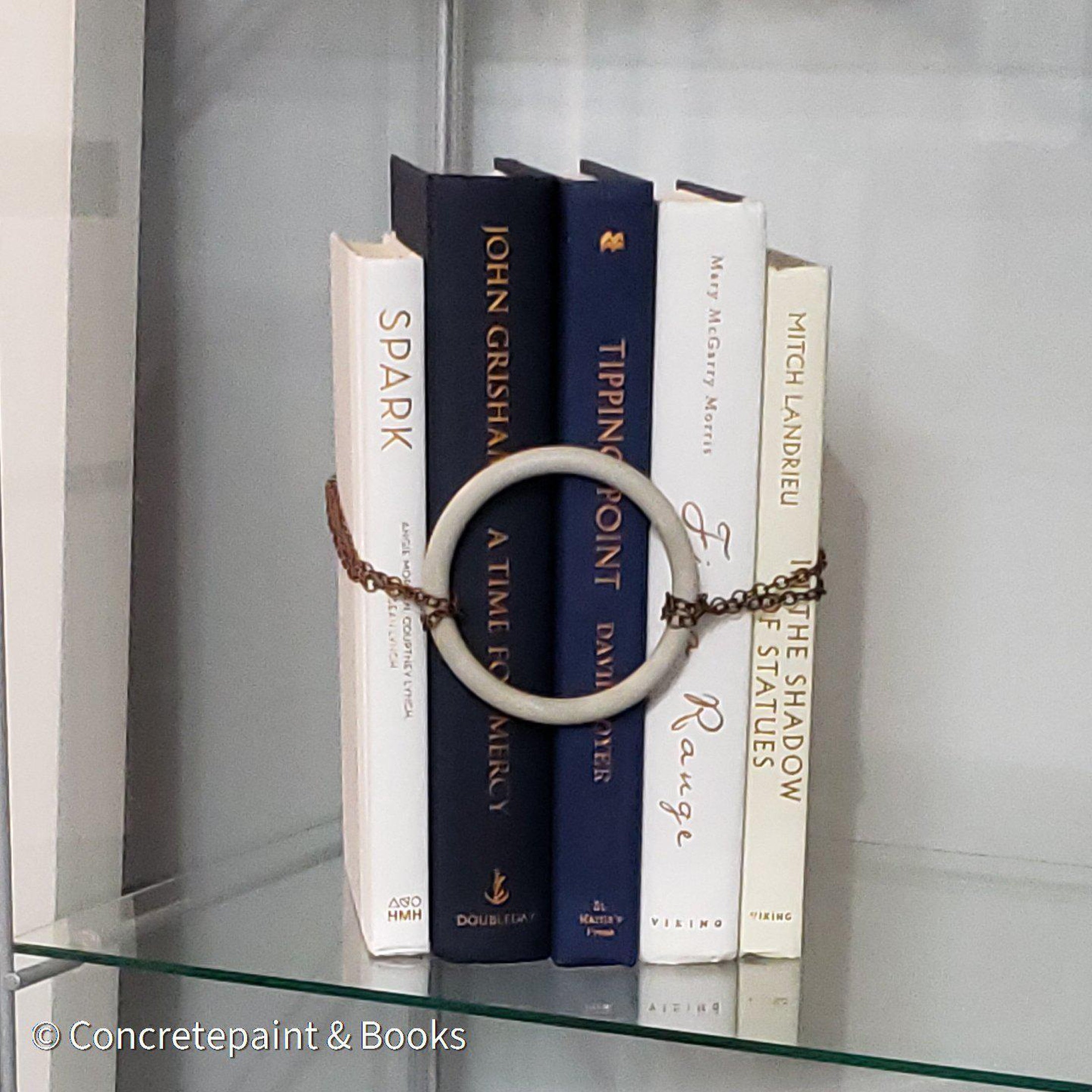 Concrete & Copper Decorative Book Set 5-Concretepaint & Books-[masculine_decor]-[industrial_home_decor]-[floating_shelf_decor]-Decorative_Books