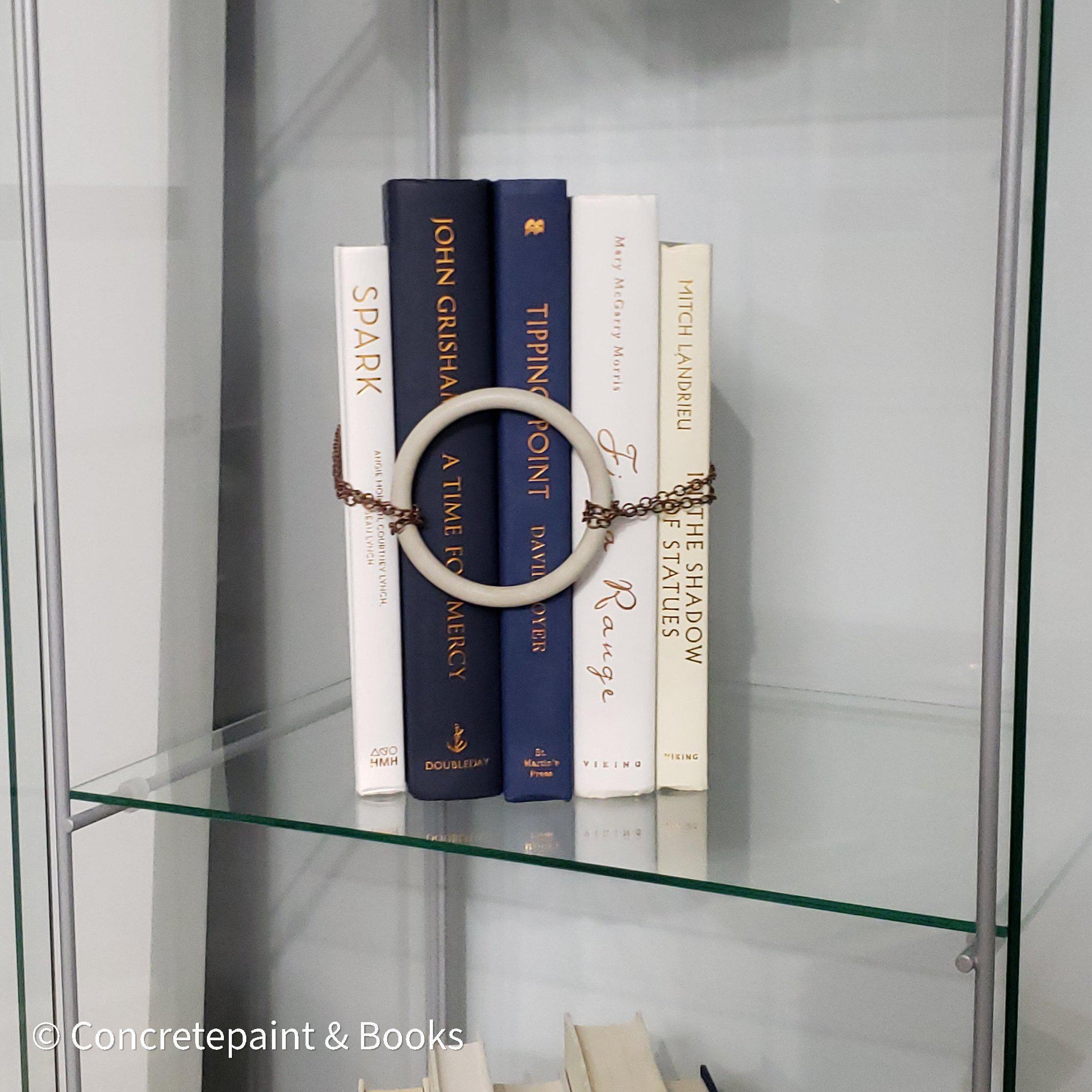Concrete & Copper Decorative Book Set 5-Concretepaint & Books-[masculine_decor]-[industrial_home_decor]-[floating_shelf_decor]-Decorative_Books