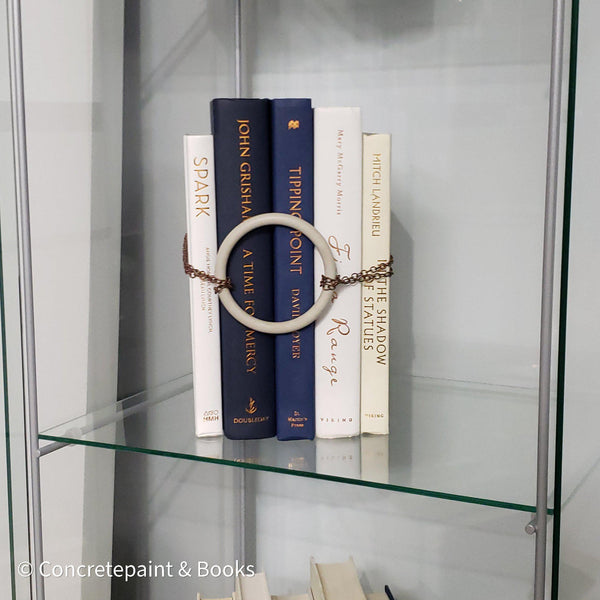 Concrete & Copper Decorative Book Set 5-Concretepaint & Books-[masculine_decor]-[industrial_home_decor]-[floating_shelf_decor]-Decorative_Books