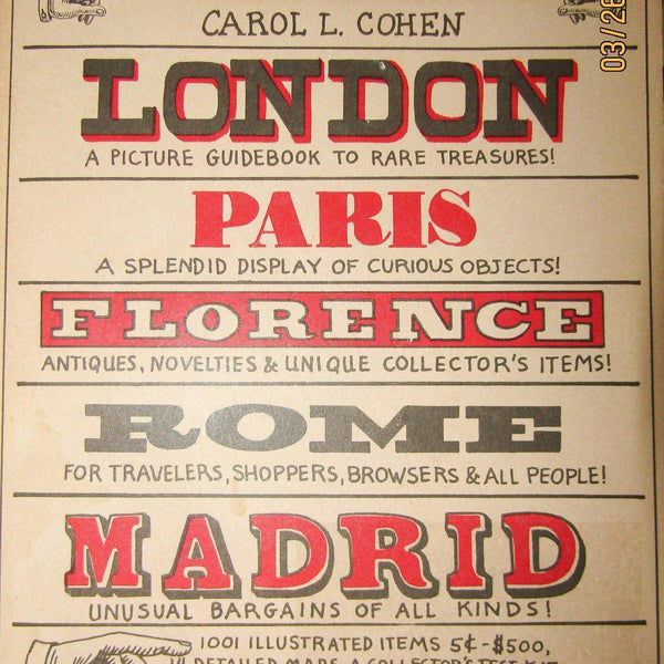 Vintage coffee table book sold online. Beige and red decorative accents. ISBN: 0-448-013169