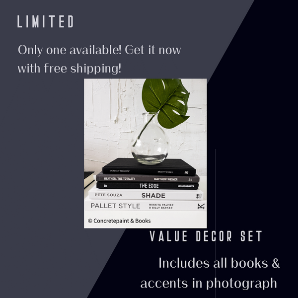 White & Black Decorative Books & Accents 7