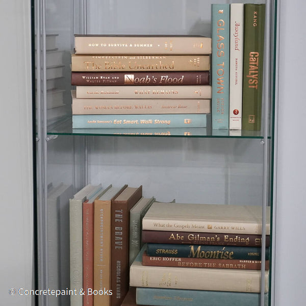 Neutral & Green Books for Display 9