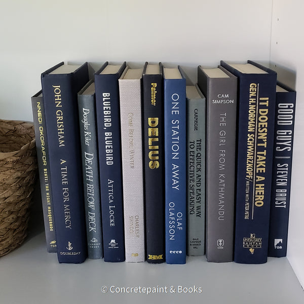 Set of Gray & Blue Books 11
