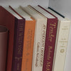 Neutral & Warm Toned Book Set 6-Set of Decorative Books and Accents-[stack of real books for decorating]-[set of books with decorative accents]