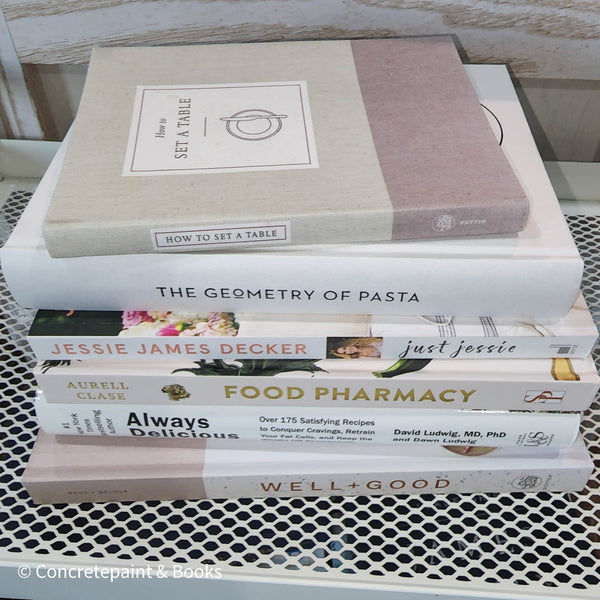Decorative book set for display. All real books for decorating shelves. 