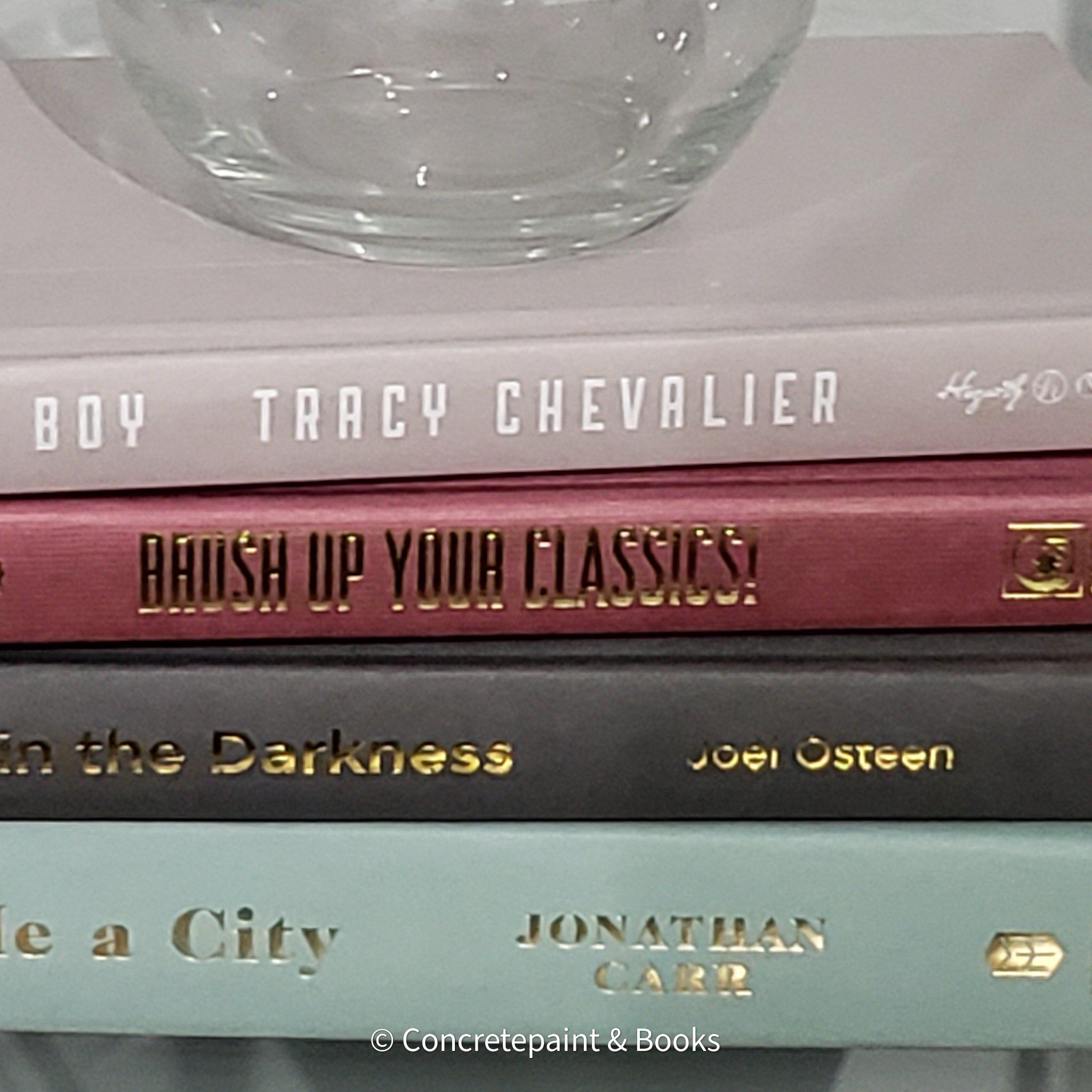 Decorative Book Stack & Glass Bubble 4