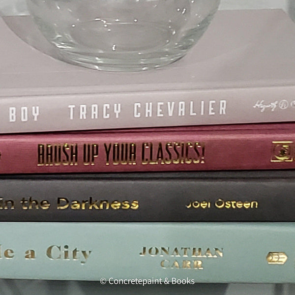 Decorative Book Stack & Glass Bubble 4