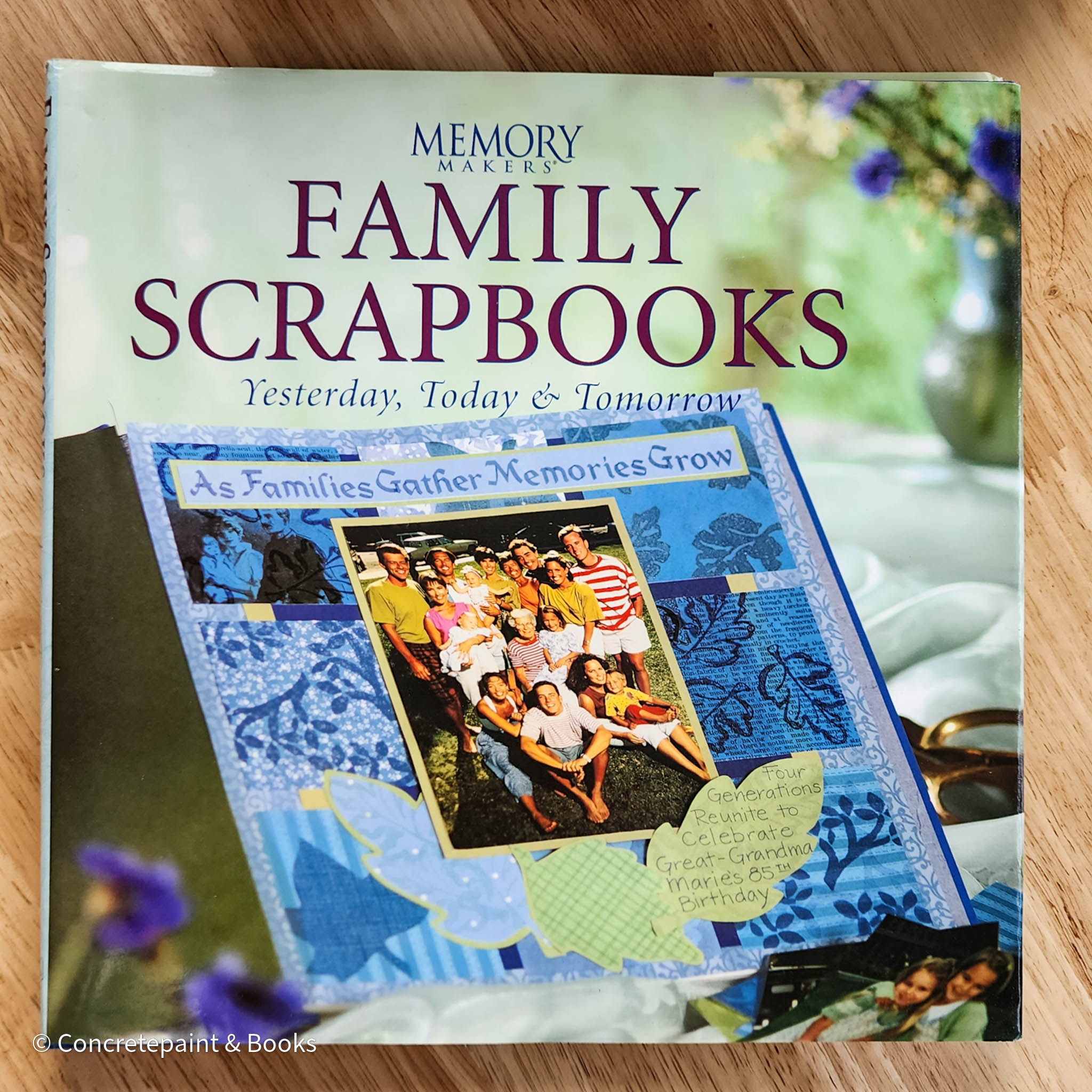 Blue Coffee Table Book Display 4