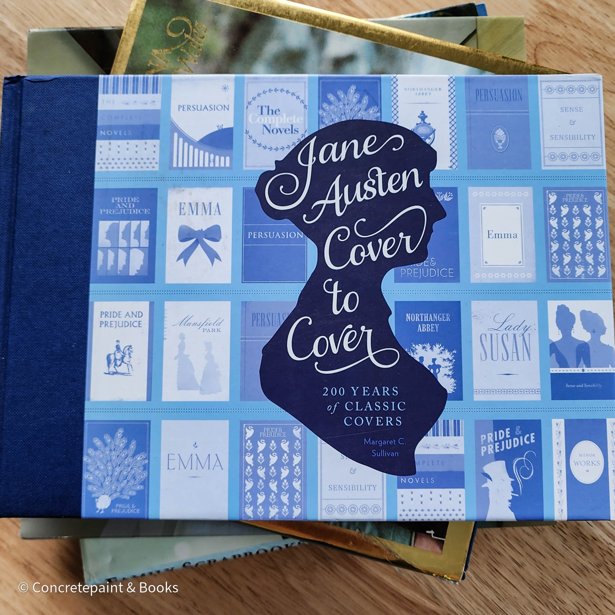 Blue Coffee Table Book Display 4