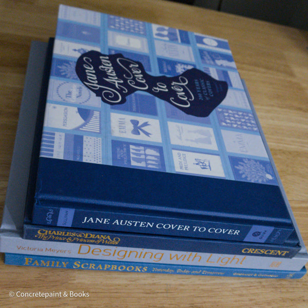 Blue Coffee Table Book Display 4