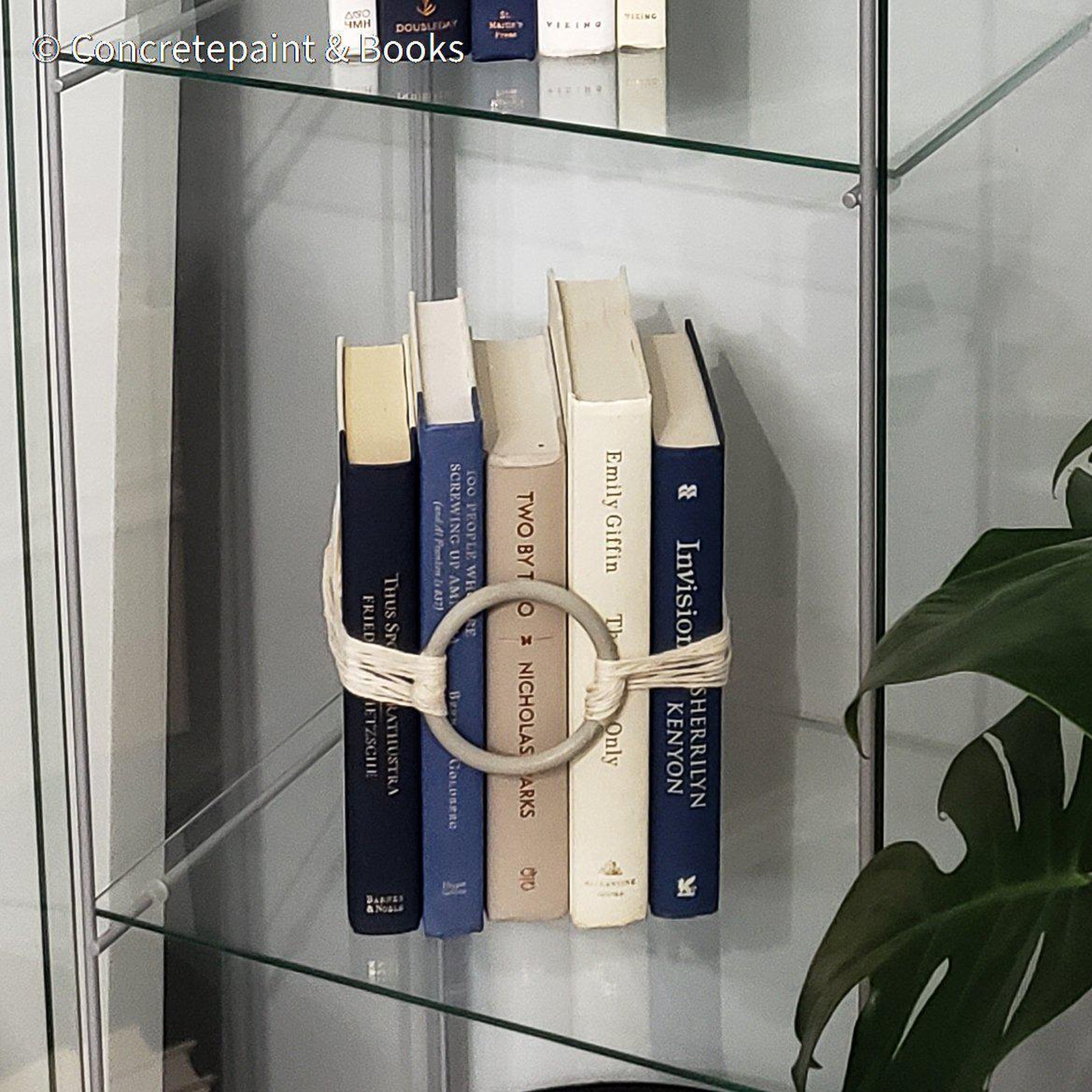 Modern Industrial Farmhouse Home Decor 6 | Set of Blue & Neutral Books