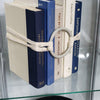 Modern Industrial Farmhouse Home Decor 6 | Set of Blue & Neutral Books