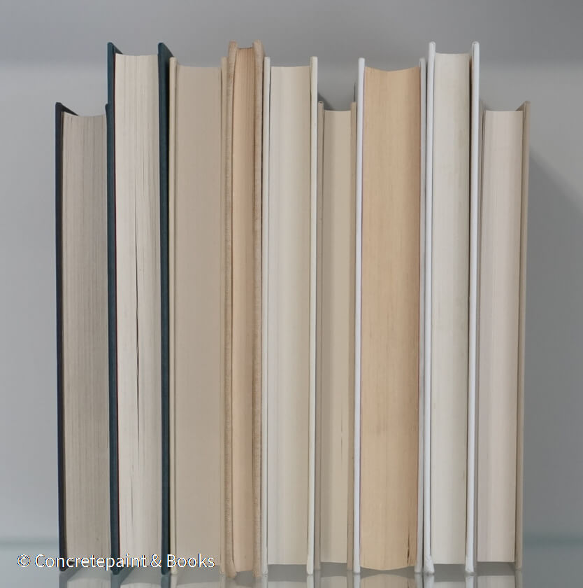 Neutral Tan & Black Shelf Decor Book Set 9