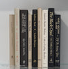 Neutral Tan & Black Shelf Decor Book Set 9