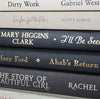 Neutral Tan & Black Shelf Decor Book Set 9