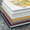 Set of decorative cookbooks for display. Neutral kitchen décor. 