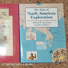 Traditional & Modern 4 | Large Vintage Coffee Table Books-Set of Decorative Books and Accents-[stack of real books for decorating]-[set of books with decorative accents]
