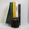 Natural Intensity 6 | Books & Candle Holder-Set of Decorative Books and Accents-[stack of real books for decorating]-[set of books with decorative accents]