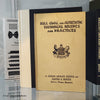 neutral, black, white and gold kitchen decoration. Cookbooks used as kitchen decoration  