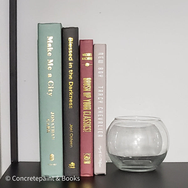 Decorative Book Stack & Glass Bubble 4