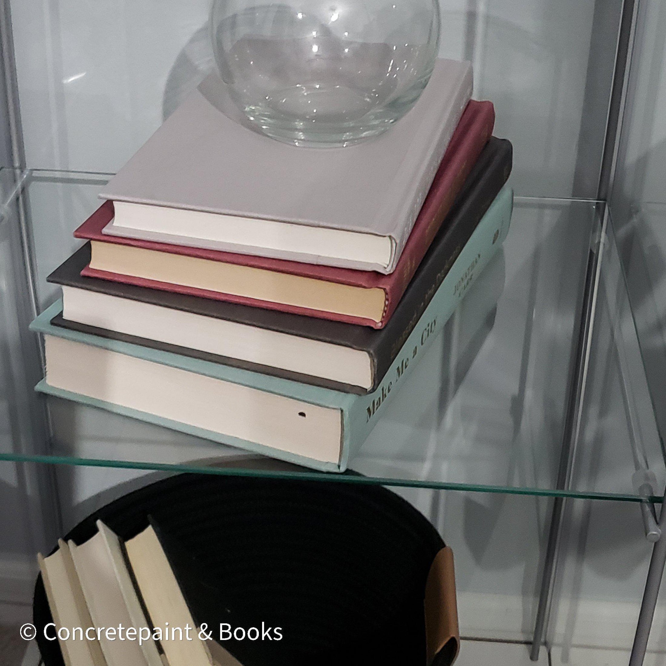 Decorative Book Stack & Glass Bubble 4
