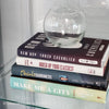 Decorative Book Stack & Glass Bubble 4